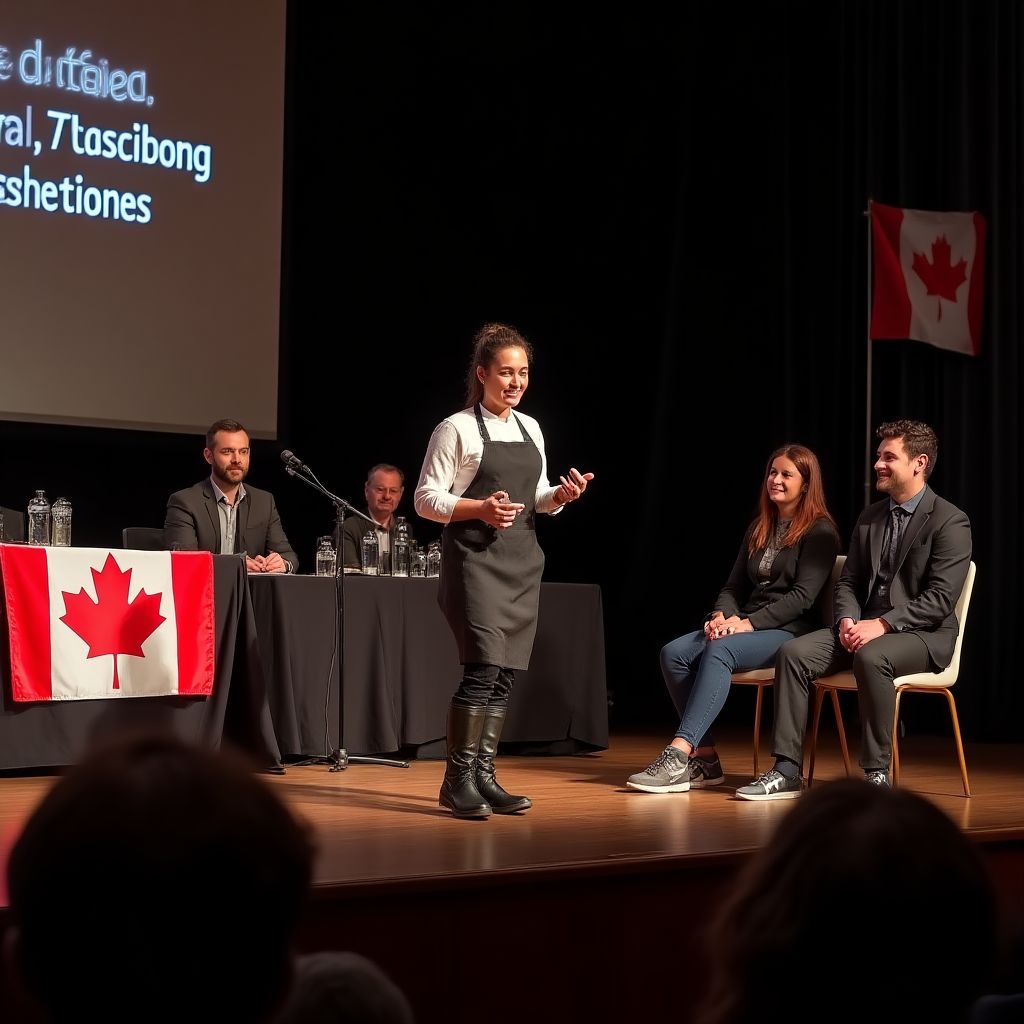 Canadian barista winning international competition