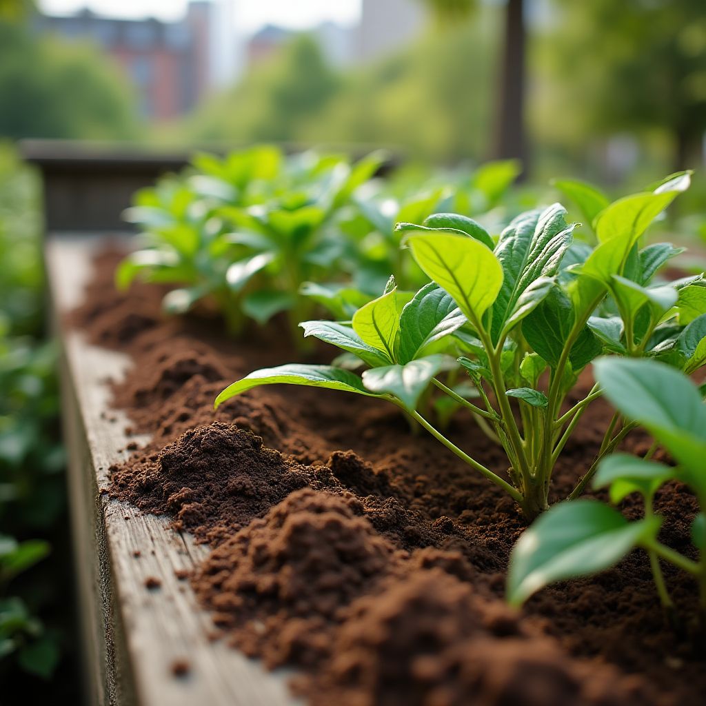 Coffee grounds recycling program in Toronto