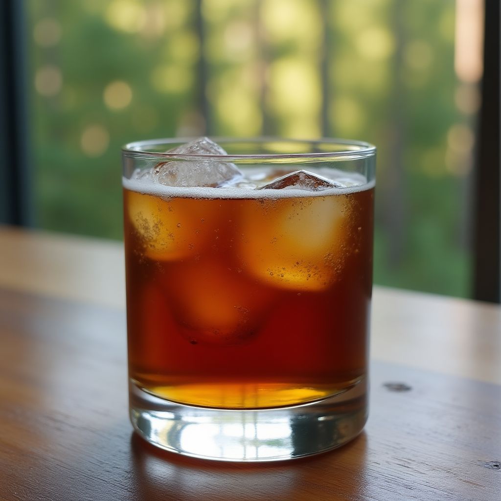 Canadian cold brew coffee with maple infusion