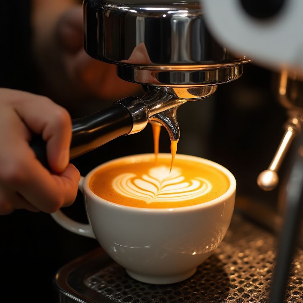 Specialty espresso preparation with Canadian equipment